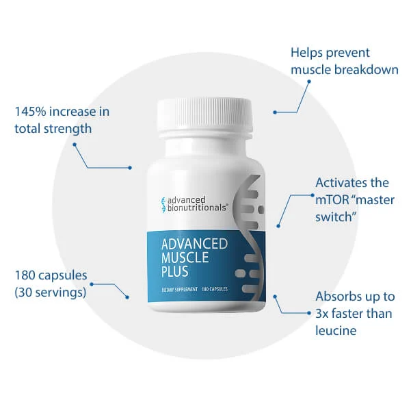 Advanced Muscle Plus™ – Build lean muscle, increase strength, and speed recovery.